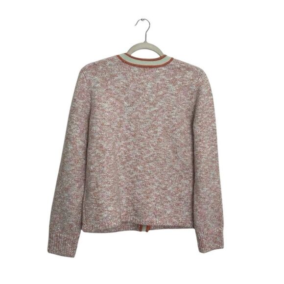 NWT J CREW Marled sweater lady cardigan in blush pink - Picture 7 of 8